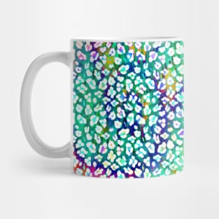 Inverted Tie Dye Leopard Print Texture Mug